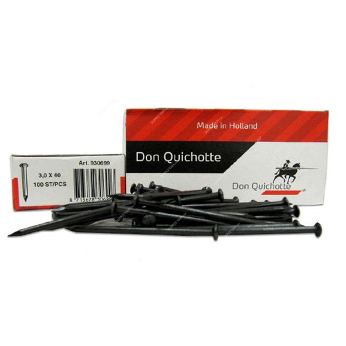 Don Quichotte Steel Nail, 60MM, PK100
