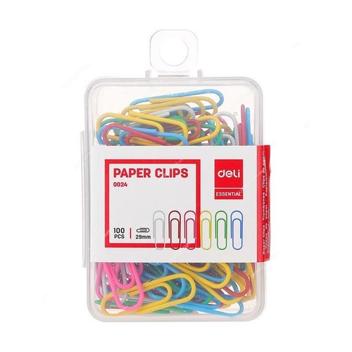 Deli Paper Clip, E0024, 29MM, PK100