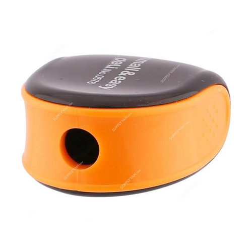 Deli Sharpener With Canister, E0578, 1 Hole, Orange