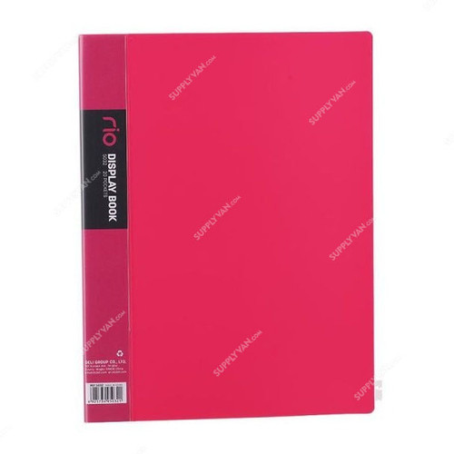 Deli Display File, E5032, Rio, 20 Pocket, Red