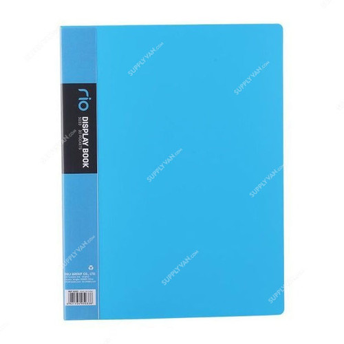 Deli Display File, E5033, Rio, 30 Pocket, Blue