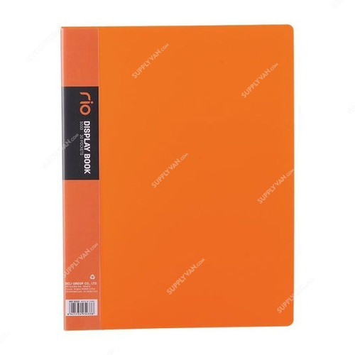 Deli Display File, E5033, Rio, 30 Pocket, Orange