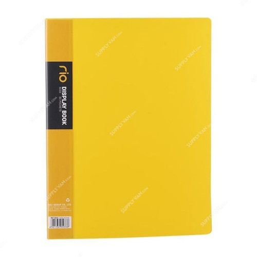 Deli Display File, E5033, Rio, 30 Pocket, Yellow