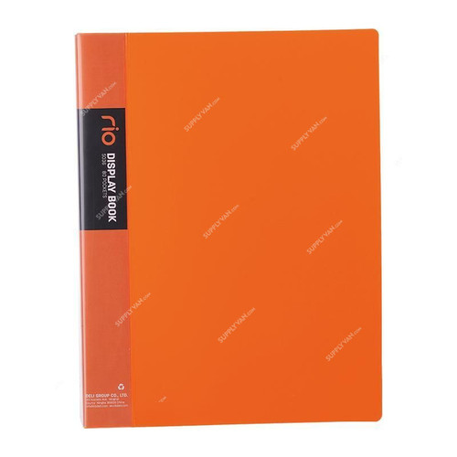 Deli Display File, E5036, 80 Pockets, Orange