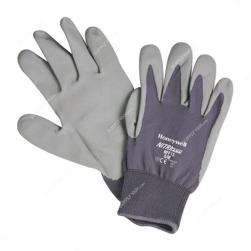 Honeywell Gloves, PBT, Nitri task foam, Size10, Grey, PK20