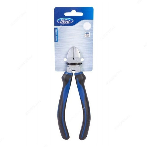Ford Diagonal Plier, FHT-J-007, 6 Inch, Black and Blue