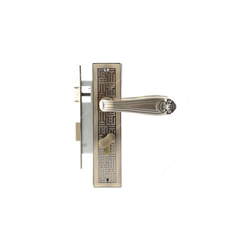 ACS Small Plate With Lock Body, BB43-DD199-AB, Zinc, Antique Brass