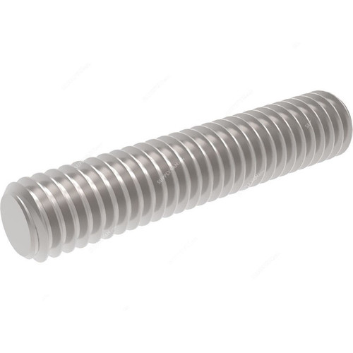 Thread Bar, Metal, 6MM x 2 Mtrs, Silver