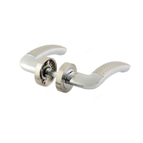 Burano Door Handle, Z06-AA23, Zinc, Screw Mount