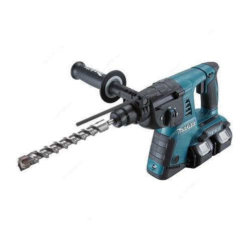 Makita Cordless Combination Hammer, DHR263RF2, 2x 3.0Ah Battery, 1x 18V+18V Charger, 0-1200 RPM