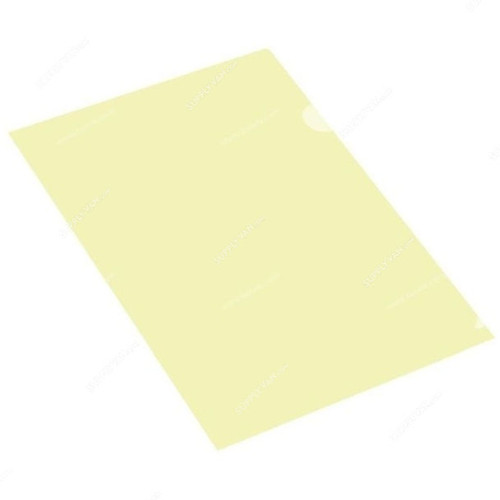 FIS Clear Folder, FSCIE310YLN, Plastic, A4, 0.15MM, Yellow