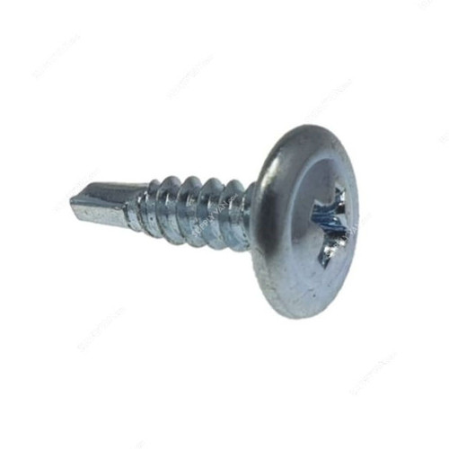 Torq Self Drilling Screw, 162442013, 4.2 x 13MM, Silver, PK1000