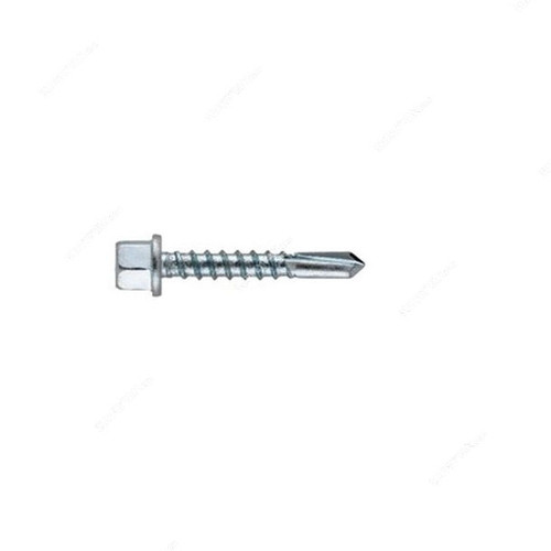 Torq Self Drilling Screw, 164142019, 4.2 x 19MM, Silver, PK1000