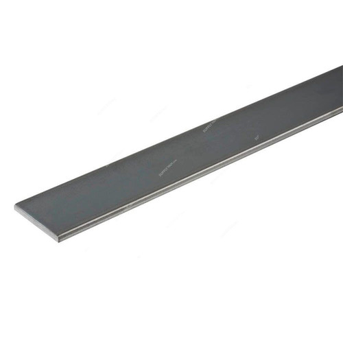 Extrusion Profile, Stainless Steel, Flat, 40MM, Silver