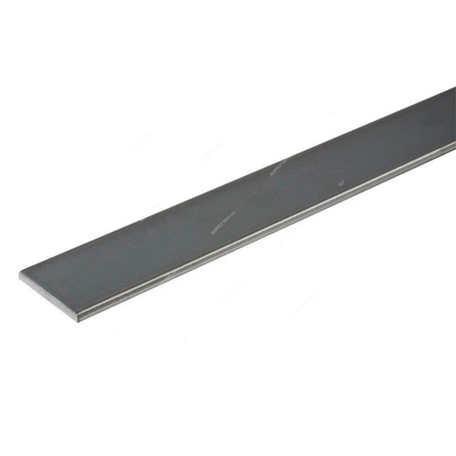 Extrusion Profile, Stainless Steel, Flat, 100MM, Silver