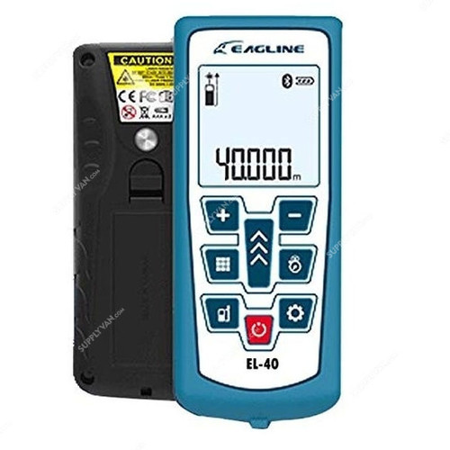 Eagline Laser Measuring Tape, CA-640, 40 Mtrs, Blue