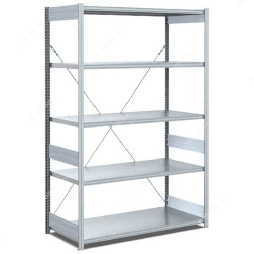 Bito Boltless Shelving With 5 Shelves, 10-17027, 2000 x 600MM, Galvanised