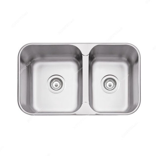 Tramontina Double Bowl Kitchen Sink, 94062102, 69 x 40CM