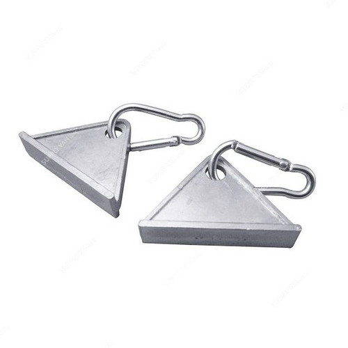 Extrusion Portable Groove Hook, Aluminium, 52 x 68MM, Silver