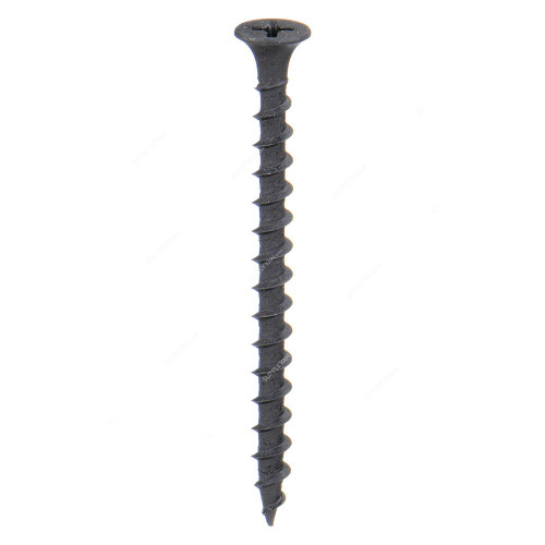 Picasso Drywall Screw, Coarse Thread, Grey Phosphate, 6 x 1-1/2 Inch, 800 Pcs/Pack