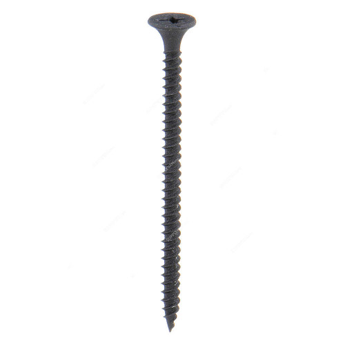 Drywall Screw, Ultra Fine Thread, Black Phosphate, 10 x 1 Inch, 800 Pcs/Pack