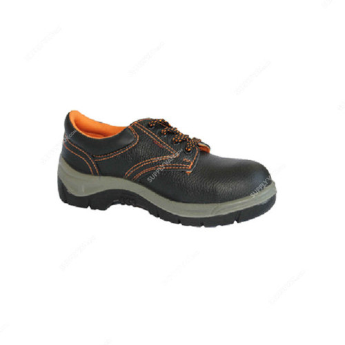 Tuf-Fix Low Ankle Safety Shoes, XZ11-39, PU, Size39, Black