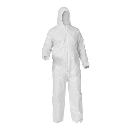 Tuf-Fix Full Body Disposable Coverall, DC8209, 40GSM, White