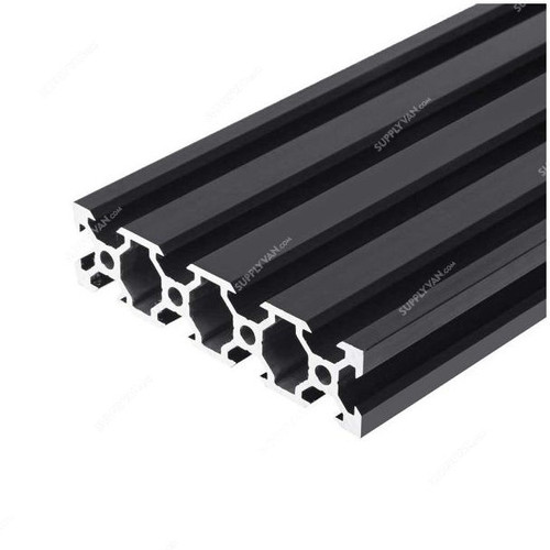 Extrusion Profile, 2080V, 20 Series, T-Slot, Aluminium, 2000MM, Black, PK4