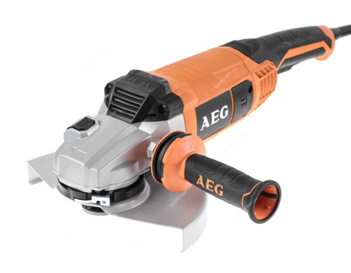 AEG Angle Grinder, WS24-230V, 2400W, 230MM, L, Black and Orange