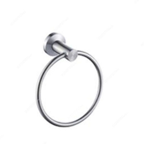 Sanipro Towel Ring, MST520102, Stainless Steel, Silver