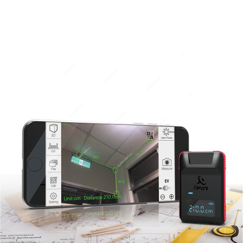 iPin Spatial Ruler Pro Optical Laser Distance Meter, 40 Mtrs iPin Spatial Ruler Pro Optical Laser Distance Meter, 40 Mtrs