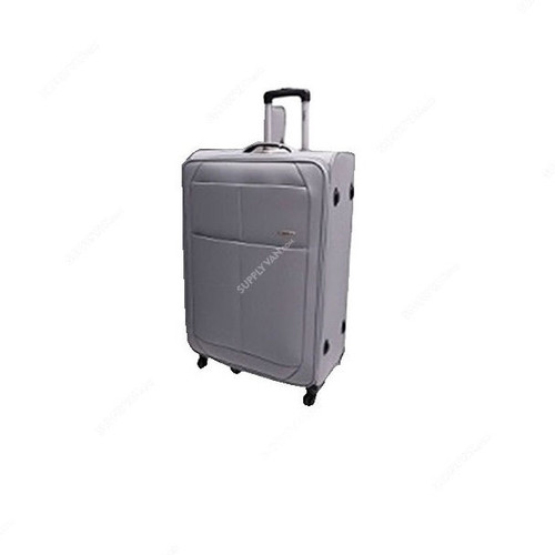 Traveller Trolley Bag, TR-1012, 600D Nylon, 4 Wheel, 26 Inch, Grey