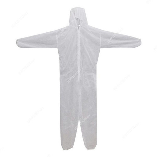 Disposable Coverall, XL, White