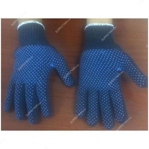 V-Armour Dotted Gloves, VS-1423, Size10, Navy Blue, PK12