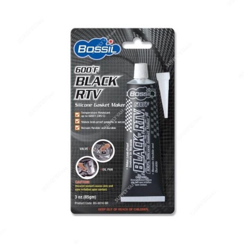 Bossil Gasket Maker, BS-8016VP, Black, 70g