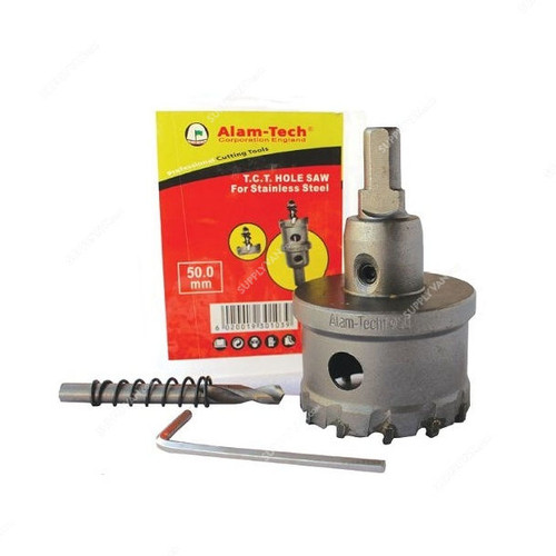 Alam-Tech Hole Saw With Arbor, ATHS40-0, TCT, 40MM