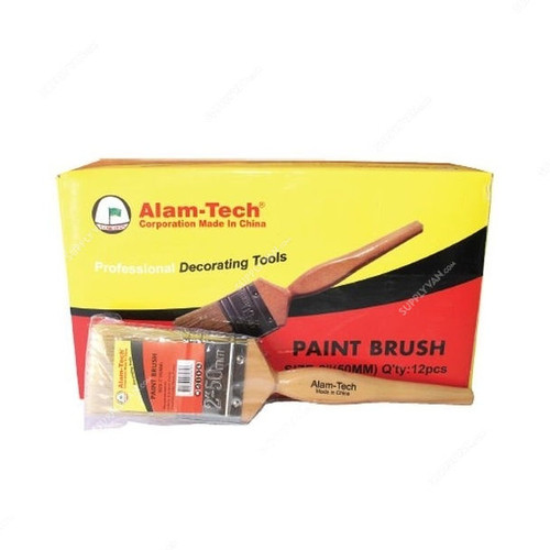 Alam-Tech Paint Brush, APBL4, 4 Inch, PK12