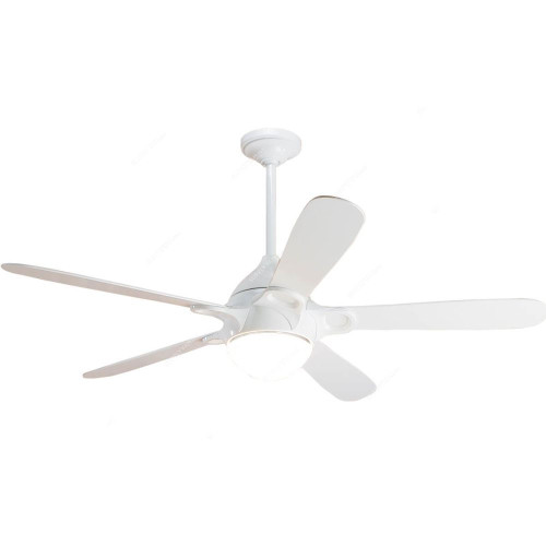 Hunter Ceiling Fan, 24266, Lugano, 132CM, White