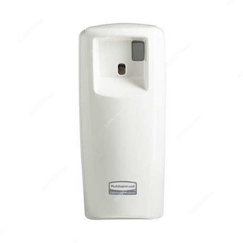 Rubbermaid Automatic Air Freshener Aerosol Dispenser, LED Display, White