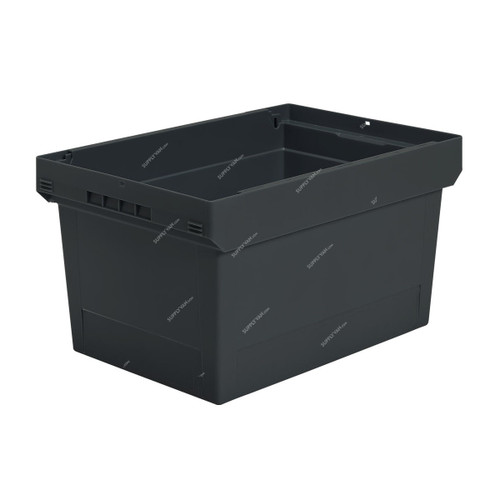 Bito Storage Container, MB64321, Polypropylene, 58 Ltrs, 600 x 400MM, Black