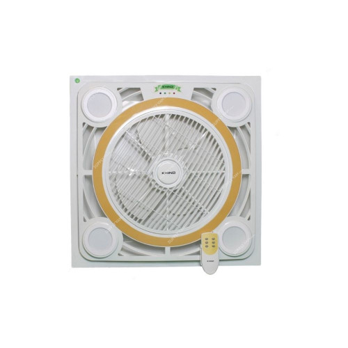 Khind Air Circulator Ceiling Fan, ACF-14-LED, 220-240V, 85W, 14 Inch, Gold