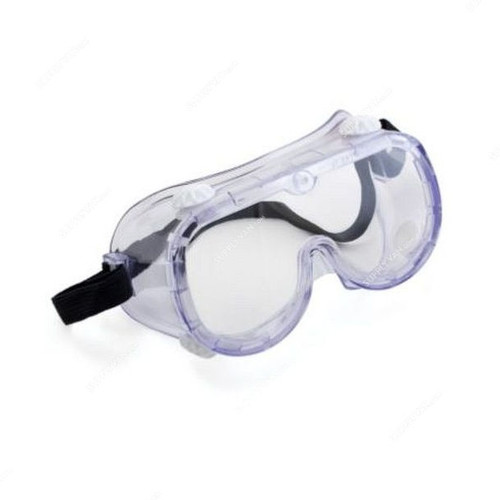 Anti-Fog Chemical Goggles, Polycarbonate, Universal, Clear