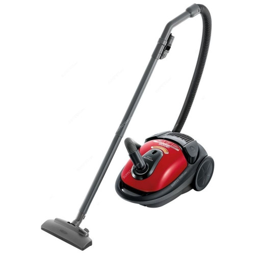 Hitachi Canister Vacuum Cleaner, CVBA18, 1800W, 6 Ltrs, Red and Black