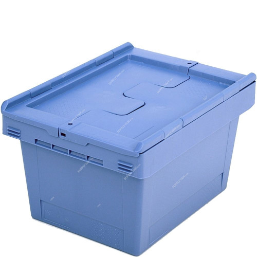 Bito Multipurpose Container With Attached Lid, MBD43221, Polypropylene, 18 Ltrs, 410 x 300MM, Light Blue