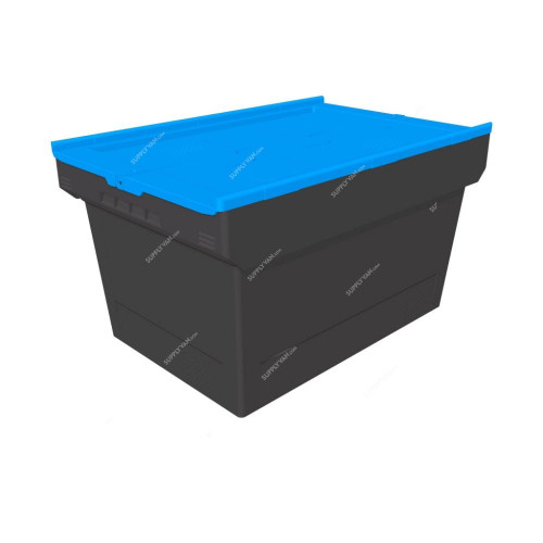 Bito Multipurpose Container With Attached Lid, MBD64421, Polypropylene, 54 Ltrs, 610 x 400MM, Blue