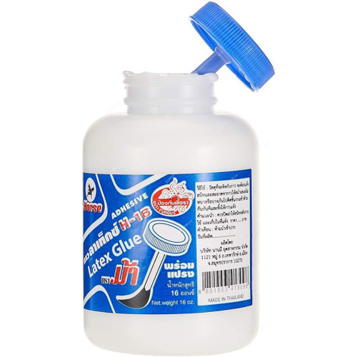 Horse Latex Glue, H-16, 472 ML, White