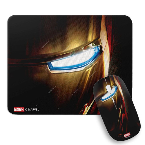 Wackylicious Iron Man Wireless Mouse With Mouse Pad, 1357-1231-613, Metallic Brown, Combo Offer