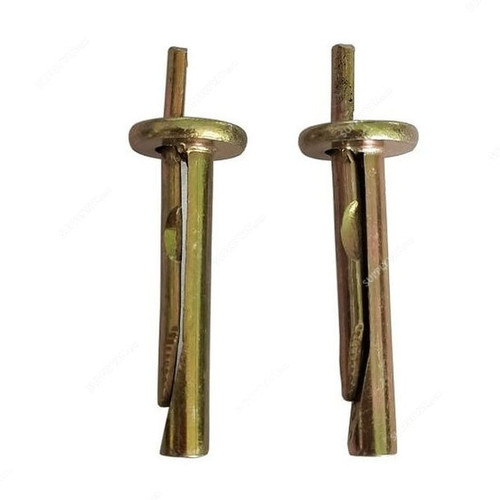 Ideal Ceiling Anchor, M6 x 40MM, Gold, 100 Pcs/Pack