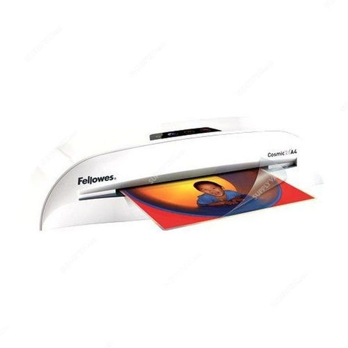 Fellowes Hot and Cold Laminator Machine, Cosmic-2A4, A4, 80-100 Mic, White