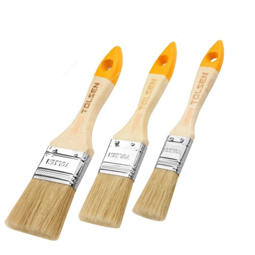 Tolsen Paint Brush Set, 40144, 3 Pcs/Set